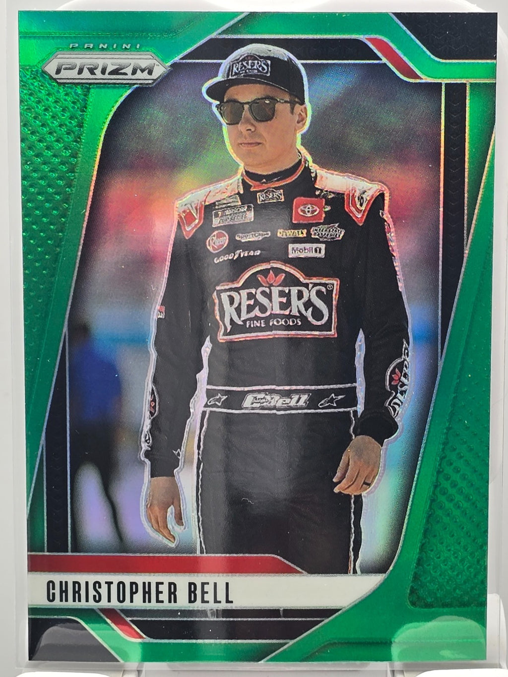 2025 Prizm Nascar Racing - #62 Christopher Bell - Green Prizm