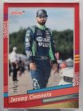 2024 Panini Donruss - Jeremy Clements - Throwback Red /299 - #166 - Buy 3 Get 1