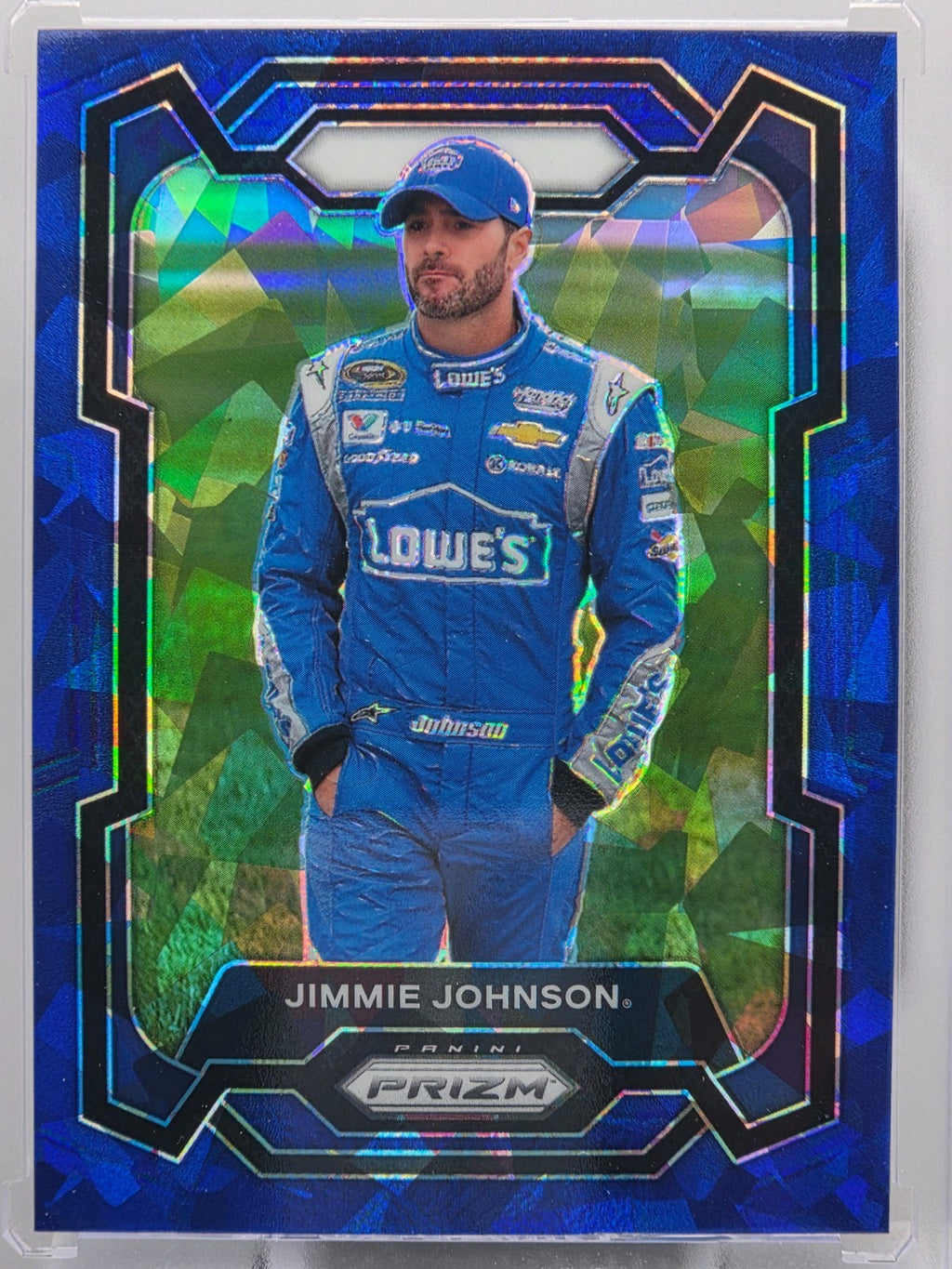 2024 Prizm Racing - Jimmie Johnson - Blue Ice Prizm - #18 - Buy 3 Get 1 Free!