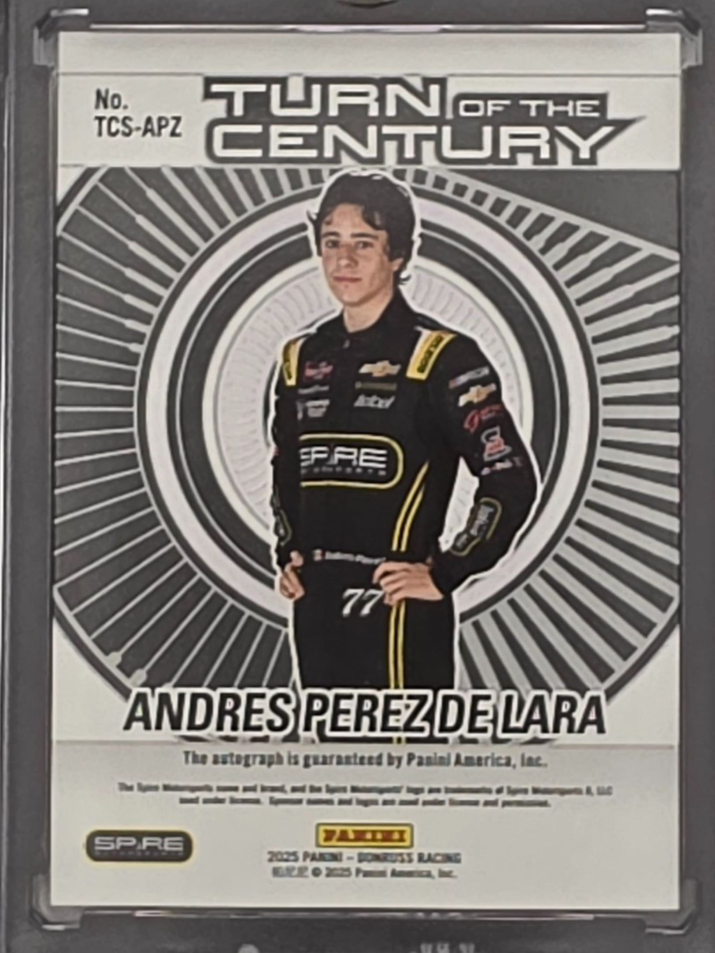 2025 Panini Donruss - Andres Perez De Lara - Turn of the Century Auto - #TCS-APZ