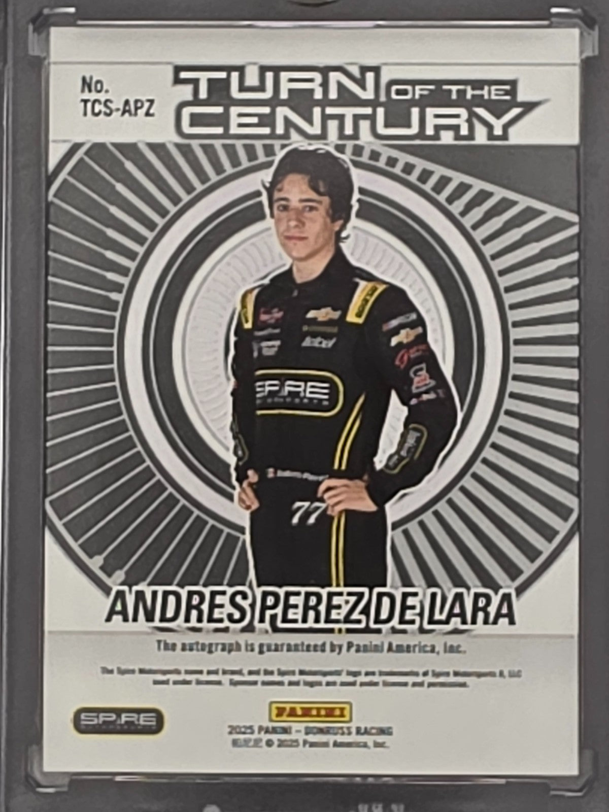 2025 Panini Donruss - Andres Perez De Lara - Turn of the Century Auto - #TCS-APZ