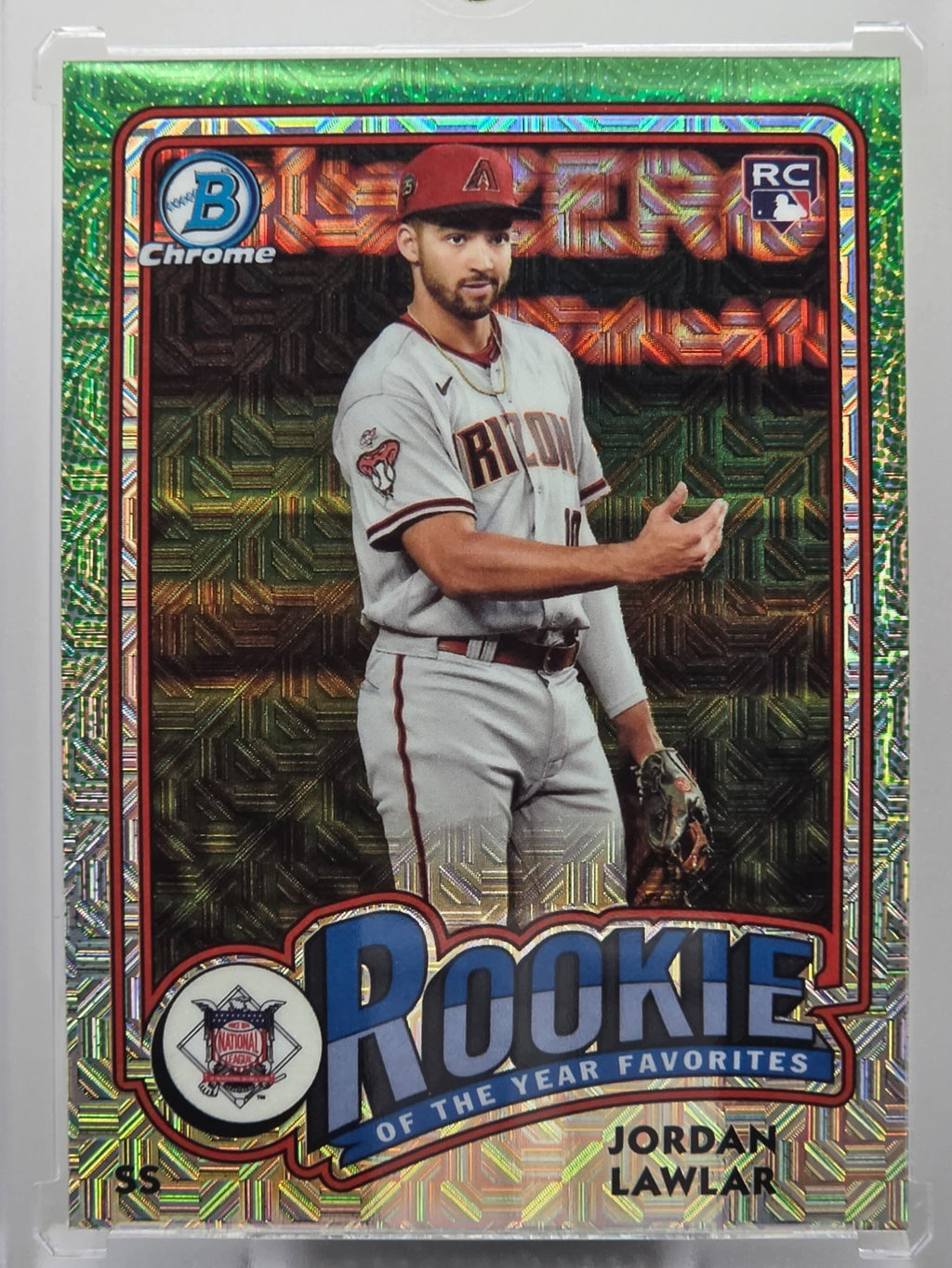2024 Bowman Chrome - Jordan Lawlar (RC) - ROY Favorites - Mojo - #ROY-7