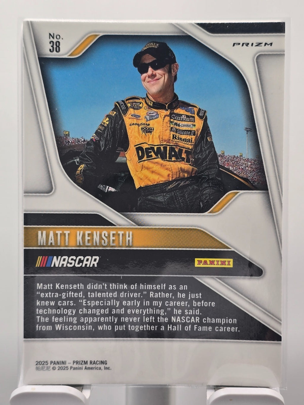 2025 Prizm Nascar Racing - #38 Matt Kenseth - Green Prizm