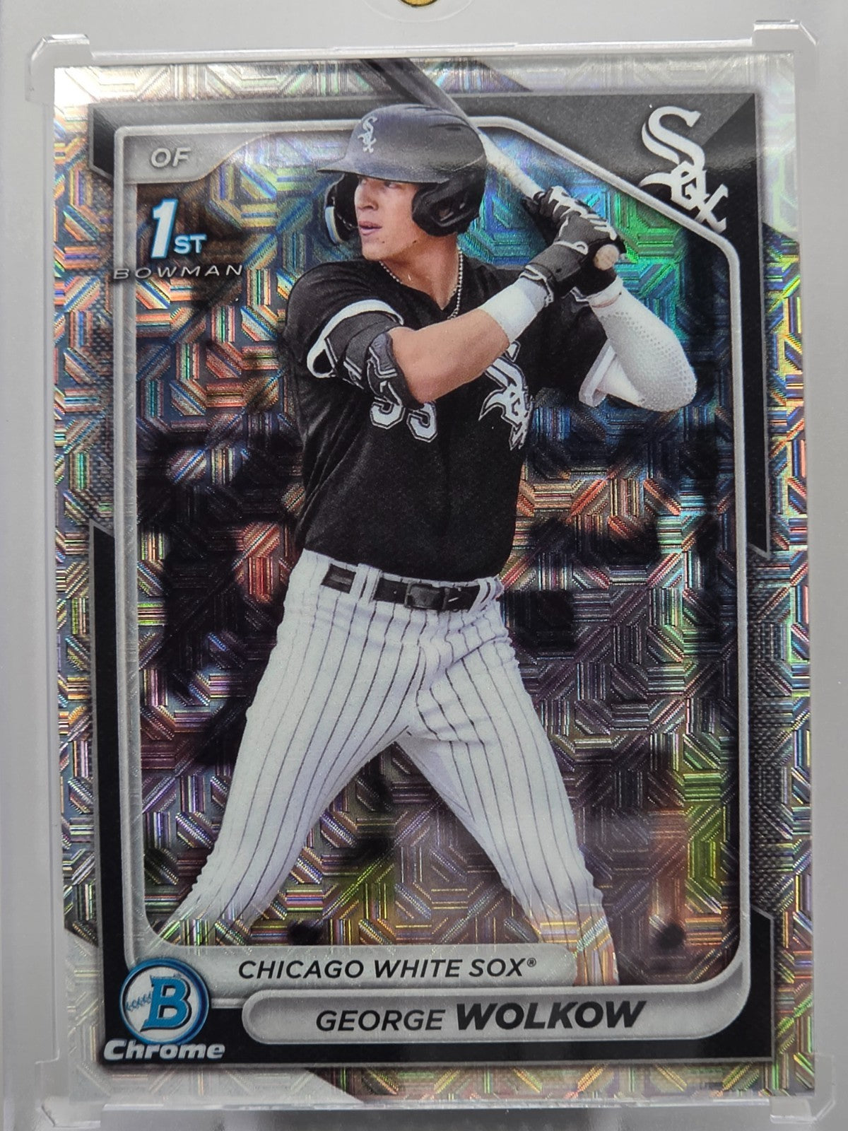 2024 Bowman Chrome - George Wolkow - Mojo Refractor -#BCP-144