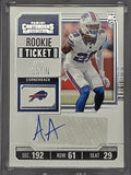 2023 Panini Contenders Alex Austin #273 RC Rookie Ticket Auto Bills