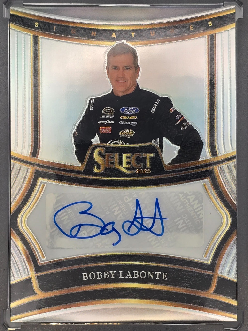 2025 Panini Select - Bobby Labonte - Signatures - #S-BLT