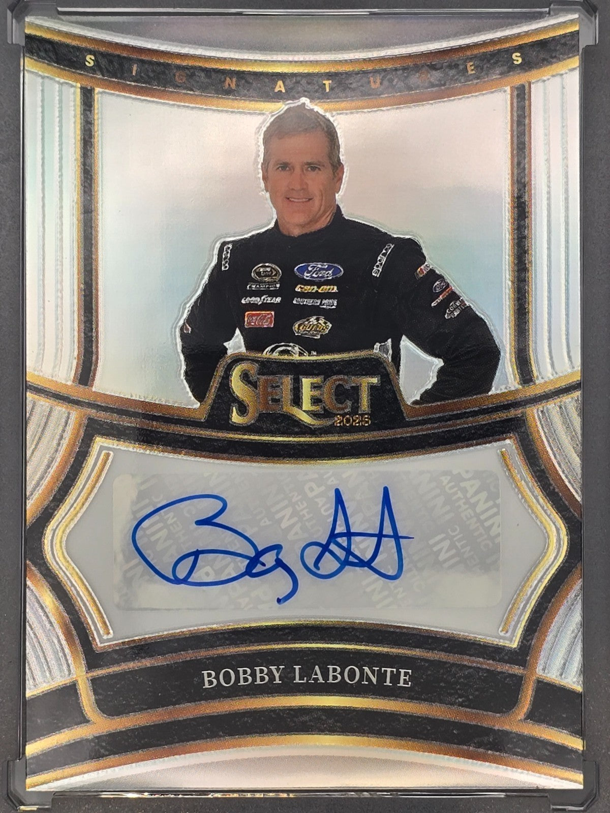 2025 Panini Select - Bobby Labonte - Signatures - #S-BLT