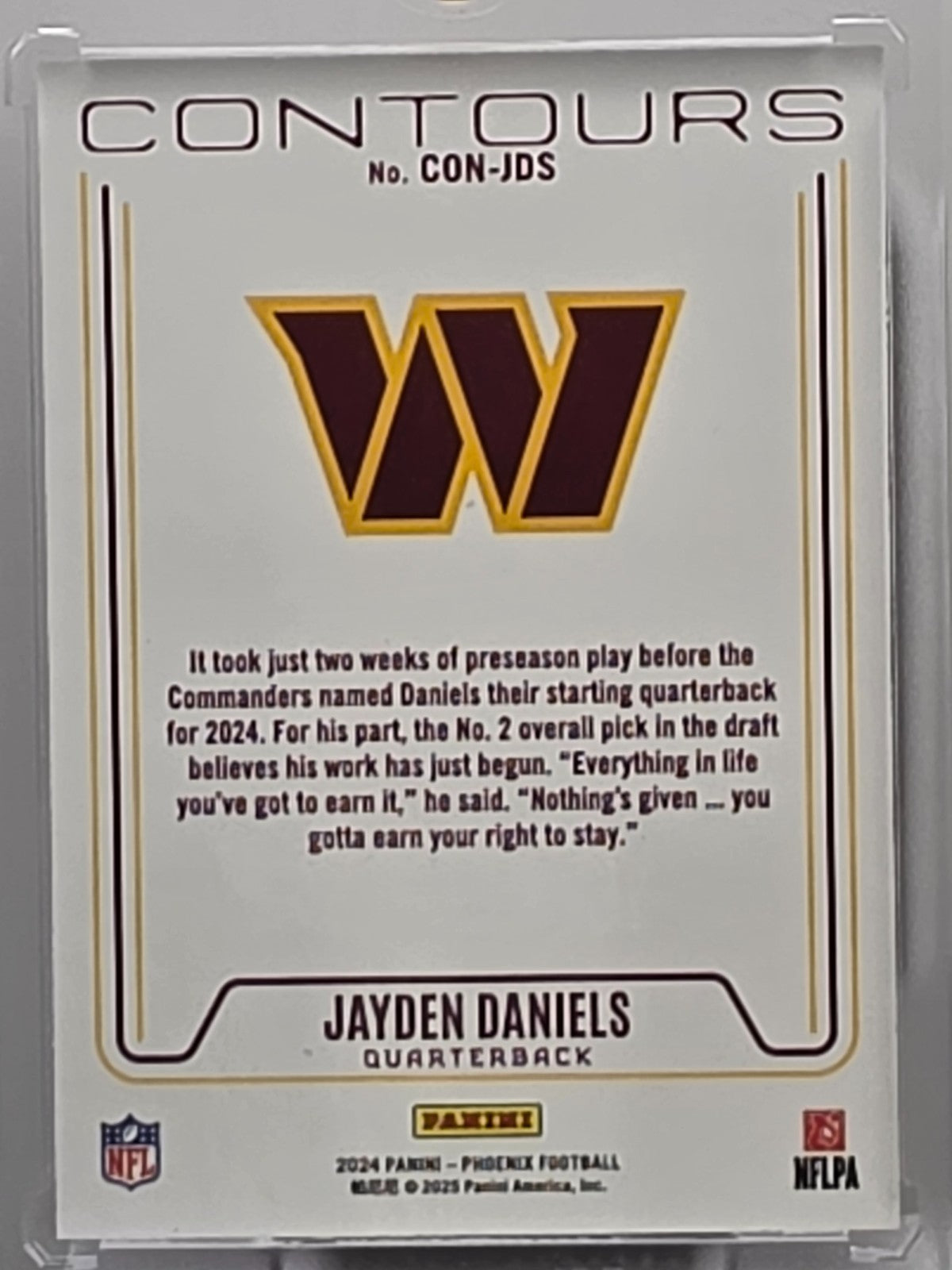 2024 Panini Phoenix - Jayden Daniels (RC) - Contours -#CON-JDS