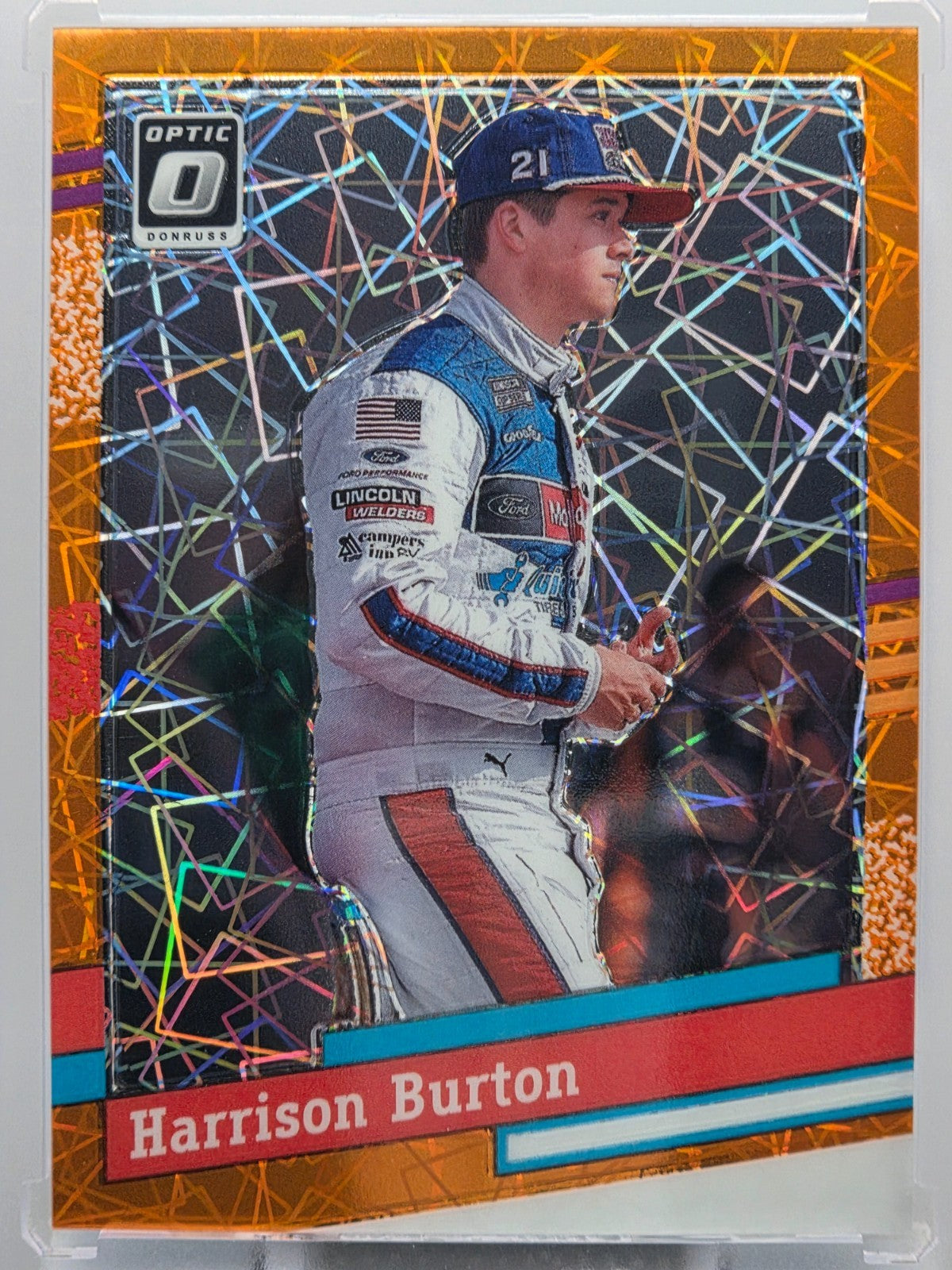 2024 Panini Donruss - Harrison Burton - Orange Velocity - #140 - Buy 3 Get 1!