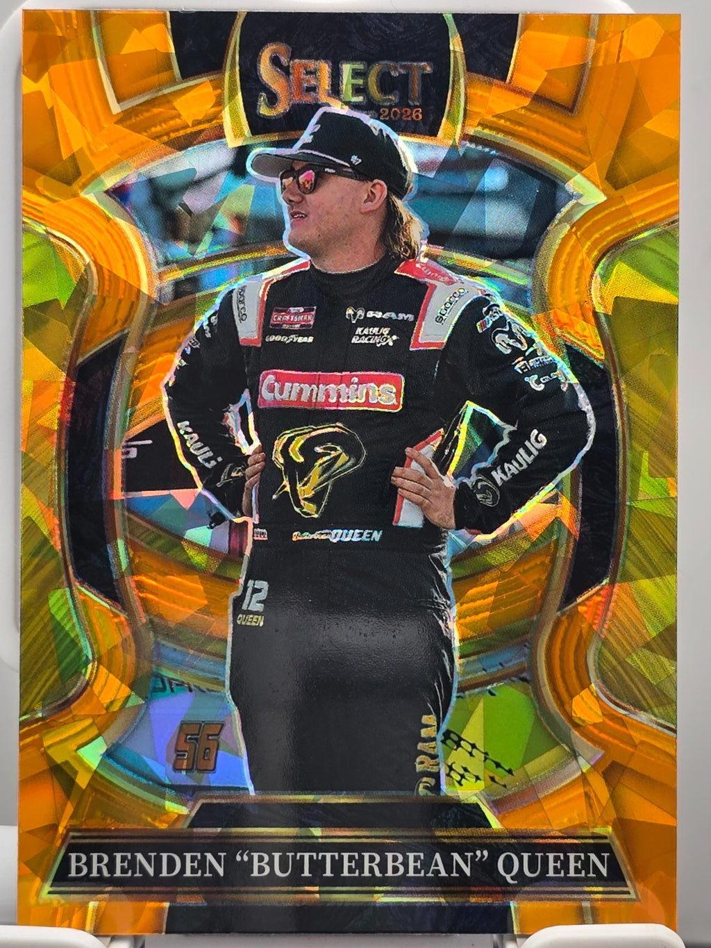2026 Select Racing - #21 Brenden Queen - Orange Cracked Ice - Buy 3 Get 1 Free!