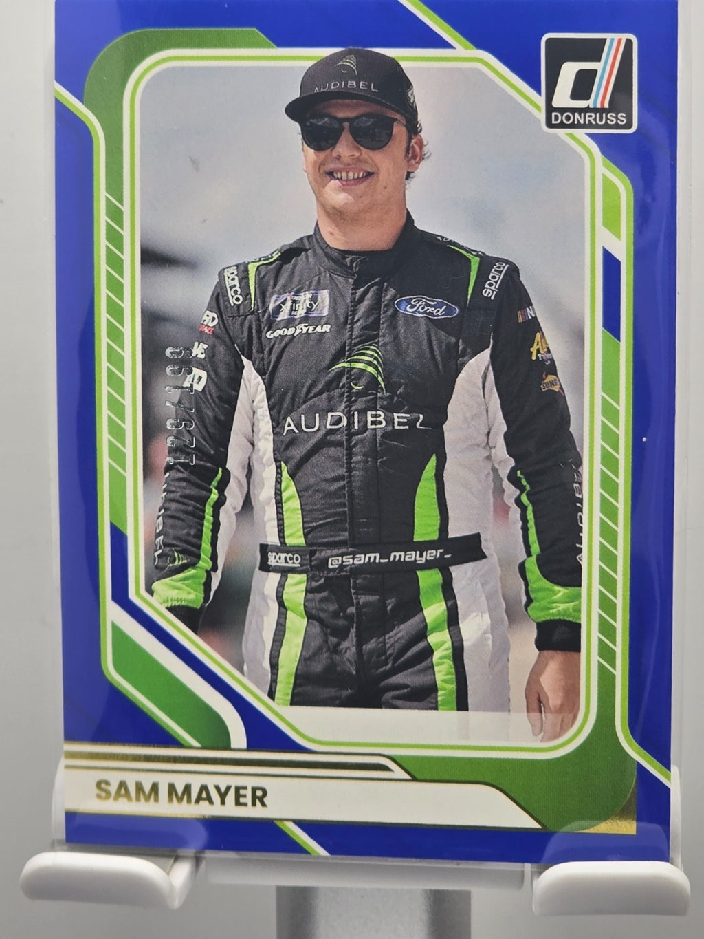 2026 Donruss NASCAR Racing - #60 Sam Mayer - Blue Base /199