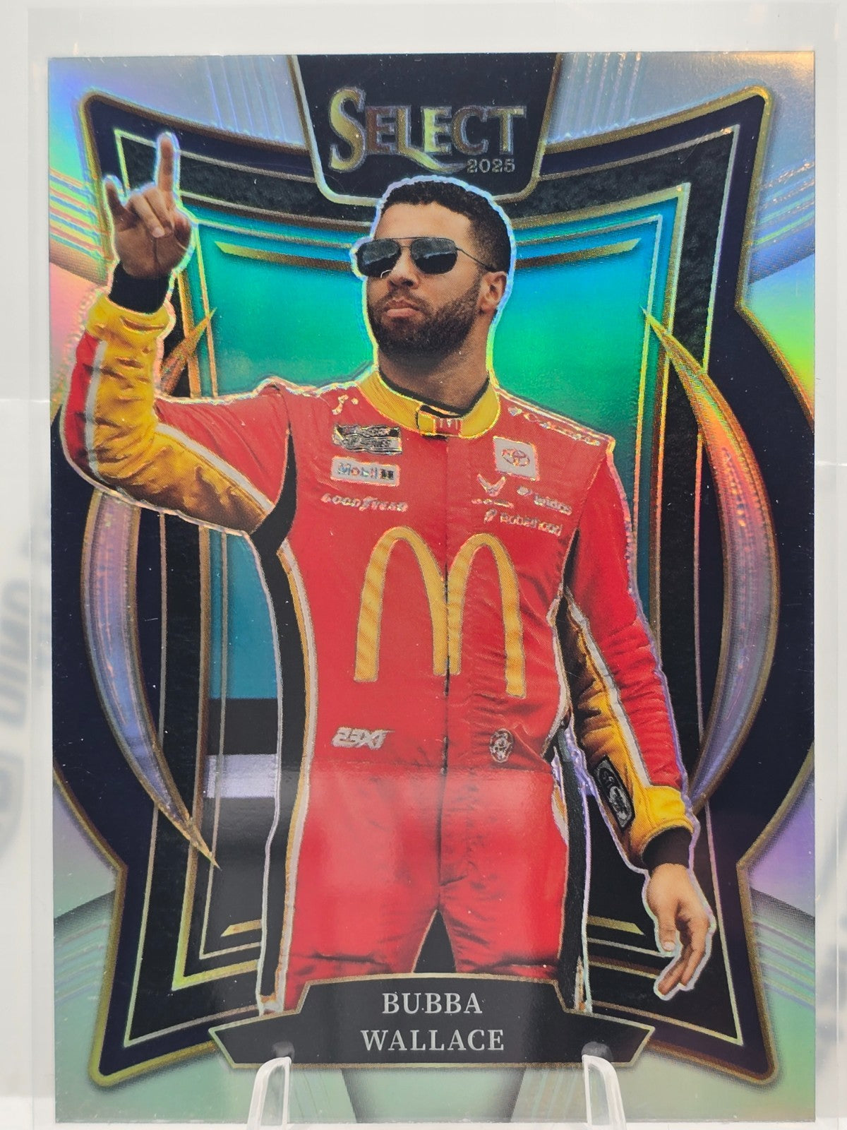 2025 Select Nascar Racing - #66 Bubba Wallace  - Grandstand - Holo Silver
