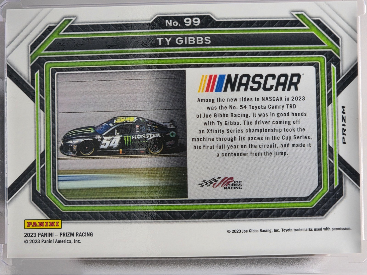 2023 Prizm Racing - Ty Gibbs - Reactive Orange - #99 - Buy 3 Get 1 Free!