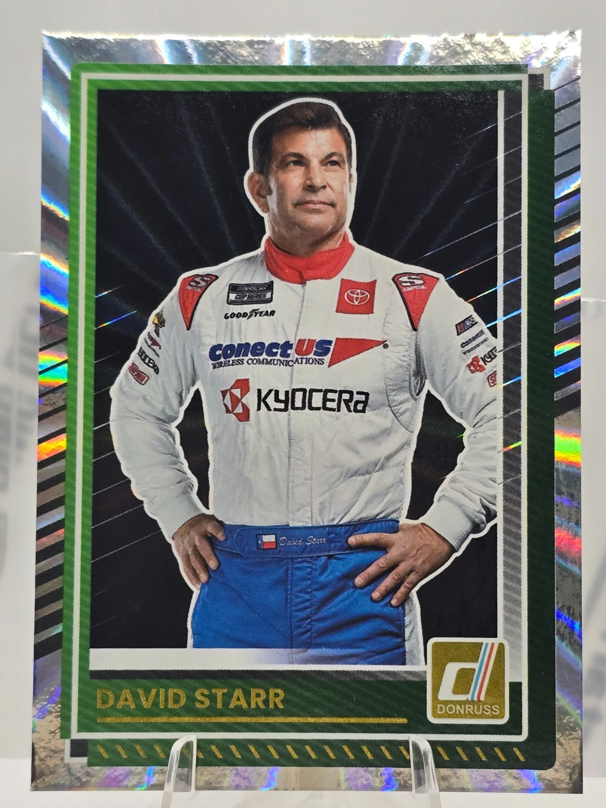 2025 Panini Donruss Racing - #29 David Starr  - Laser SP