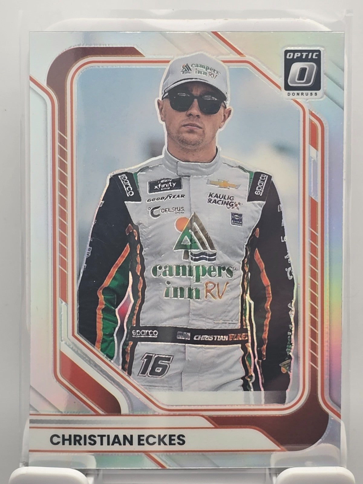 2026 Donruss OPTIC NASCAR Racing - #94 Christian Eckes  - Holo/Silver