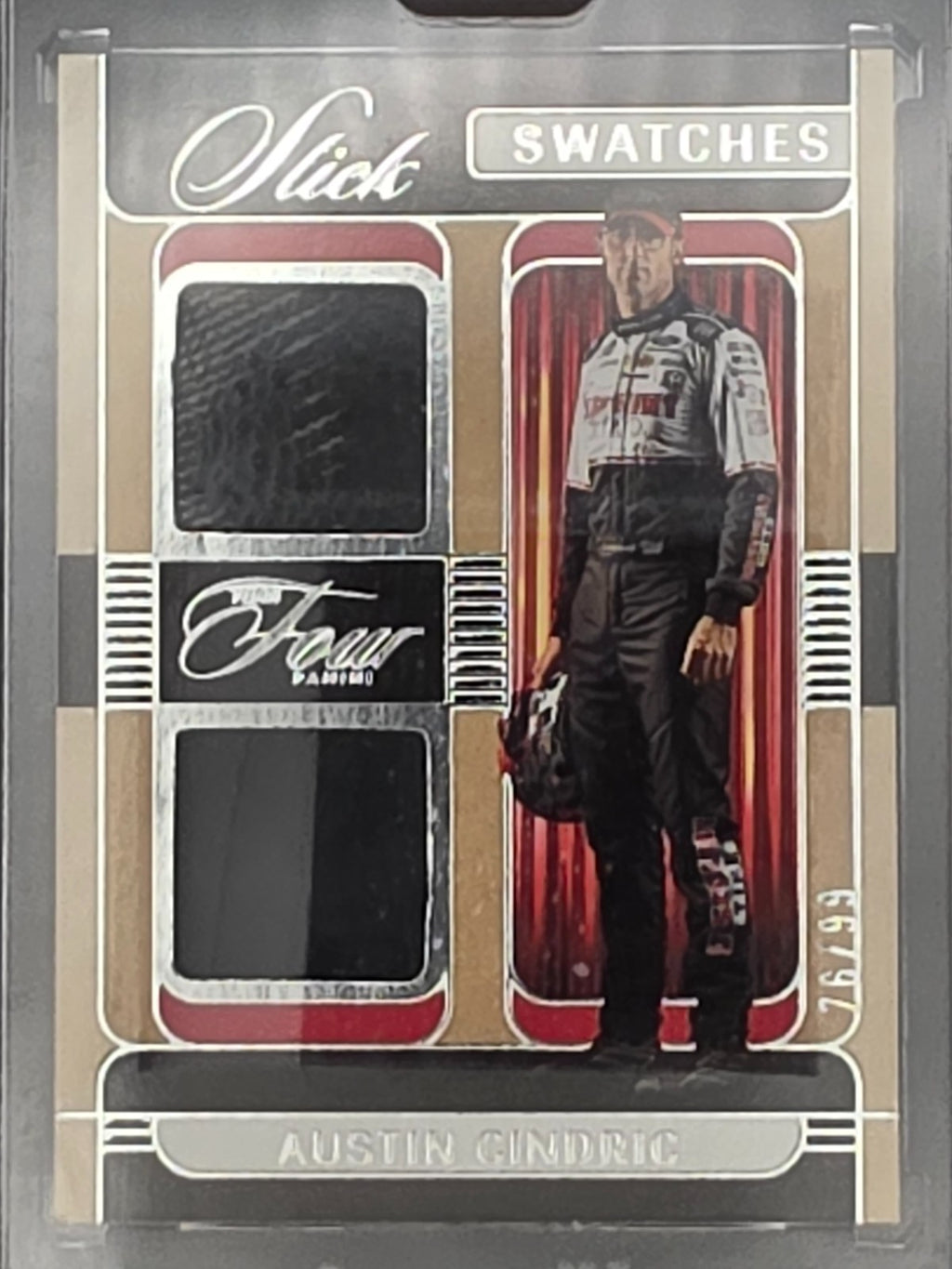 2026 Panini Turn Four Racing - Austin Cindric - Slick Swatches - #SL-ASD /99