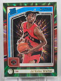 2023-24 Donruss - Ja'Kobe Walter (RC) - Holo Green Laser - #231