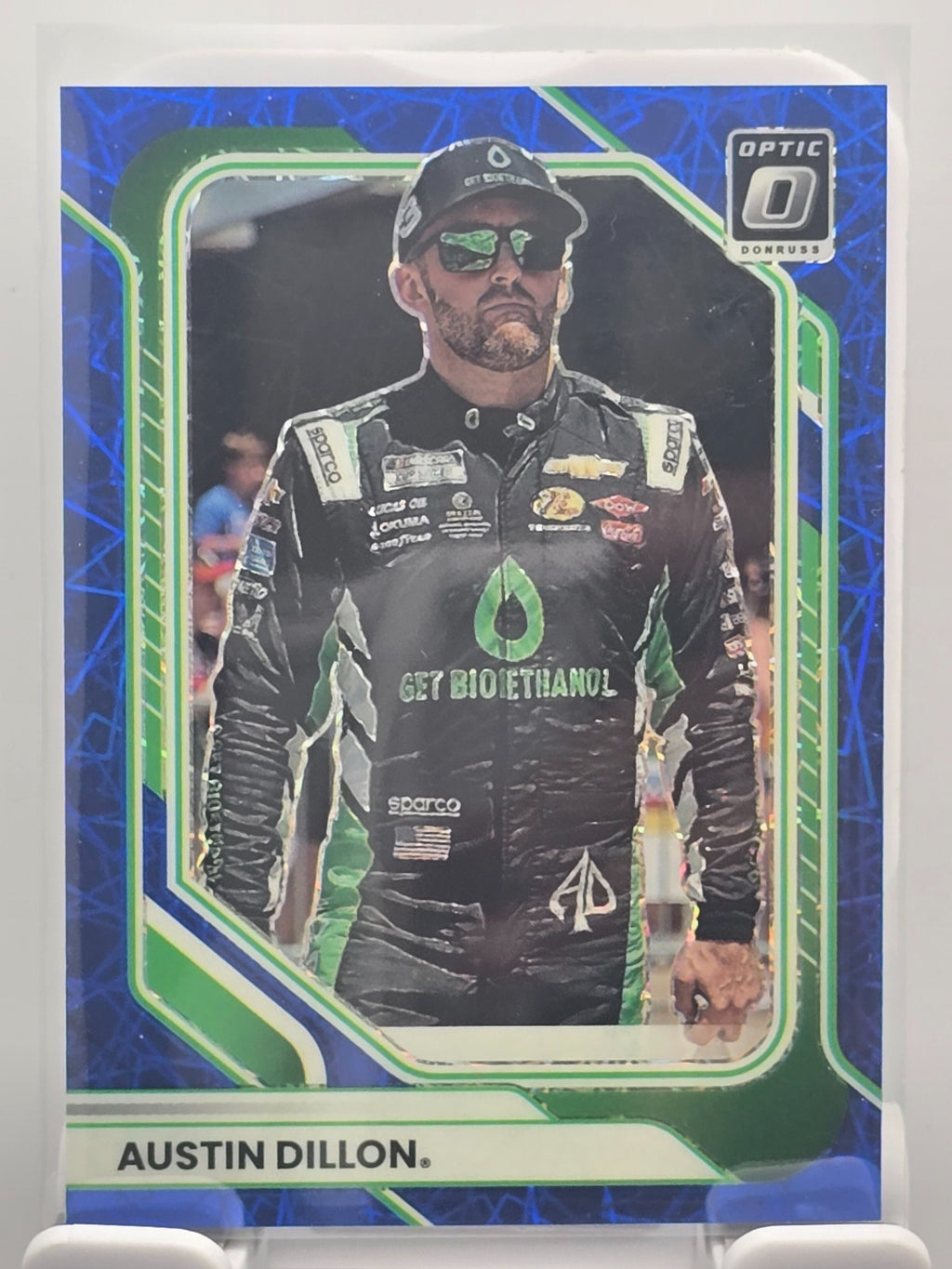 2026 Donruss OPTIC NASCAR Racing - #95 Austin Dillon - Blue Velocity
