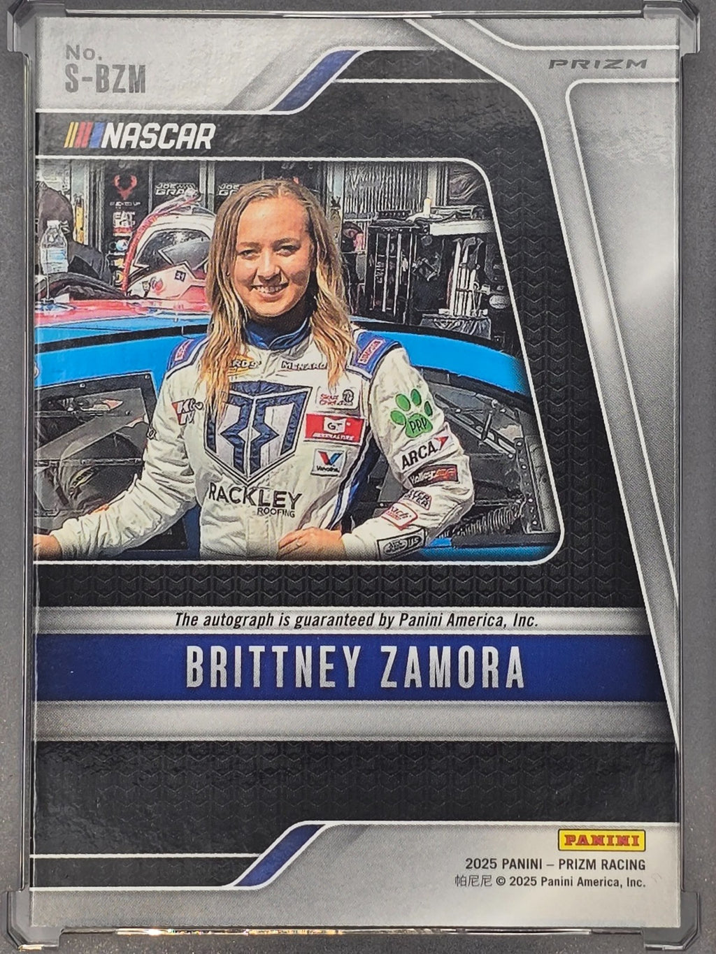 2025 Panini Prizm - Brittney Zamora - Scripts Autograph - #S-BZM