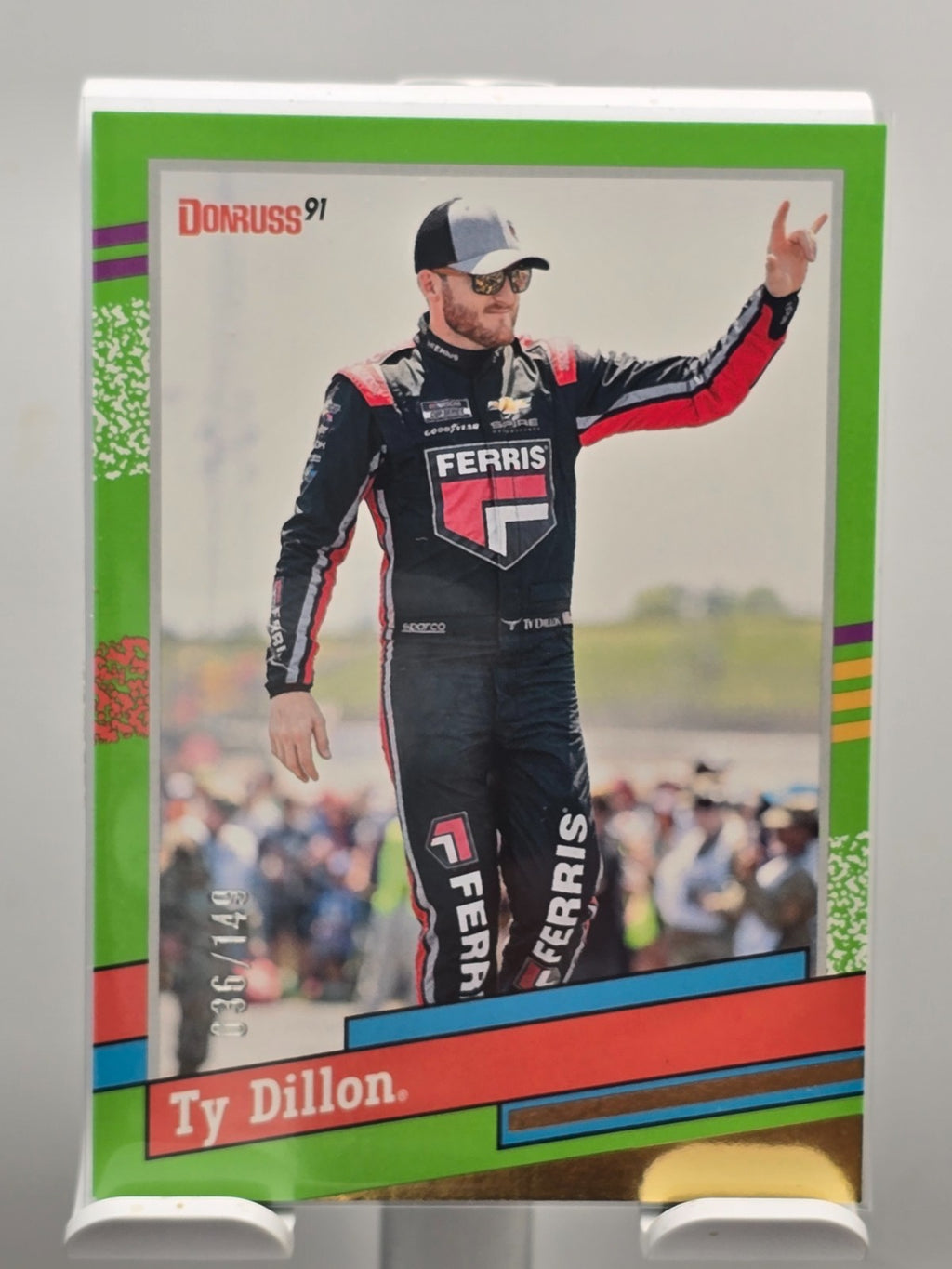 2024 Donruss Racing - #124 Ty Dillion - Lime Green /149