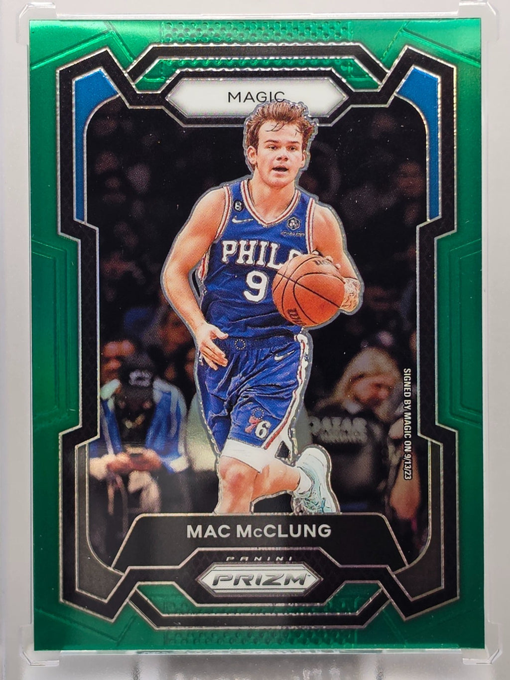 2023-24 Panini Prizm - Mac McClung - Green Prizm - #258