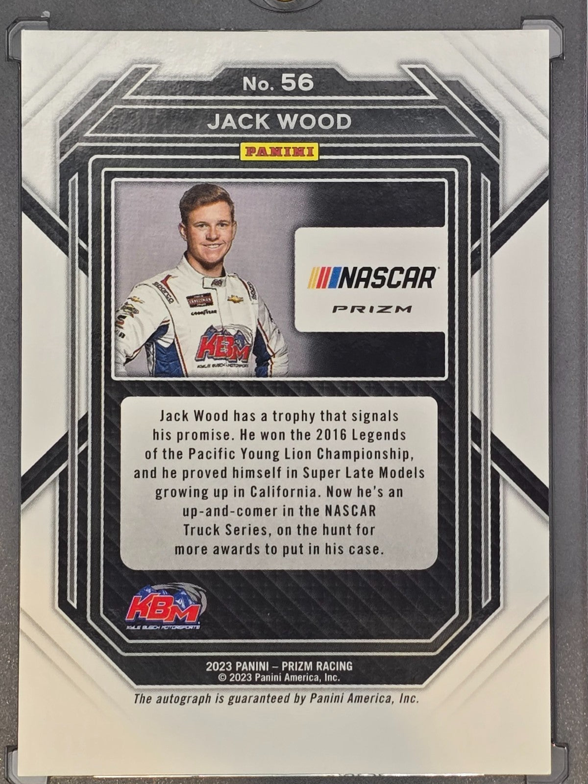 2023 Panini Prizm - Jack Wood - Autograph - #56