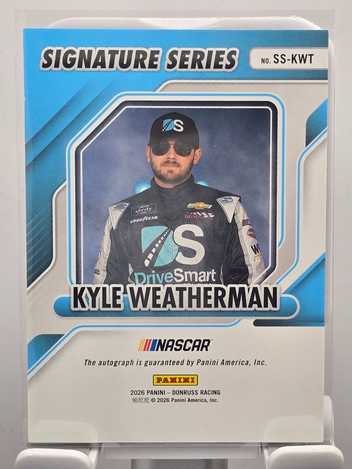 2026 Panini Donruss Racing -Kyle Weatherman - #SS-KWT - Signature Series /49