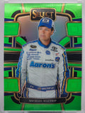 2024 Panini Select - Michael Waltrip - Neon Green Prizm /75 - #71 - Buy 3 Get 1