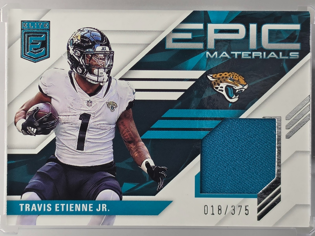 2023 Panini Donruss Elite - Travis Etienne Jr. - Epic Materials /375 - #8