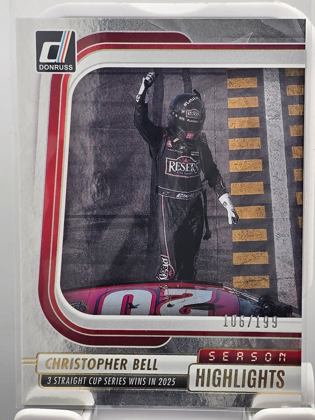 2026 Donruss NASCAR - Season Highlights #5 - Christopher Bell Diamond Plate /199