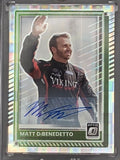 2025 Panini Donruss - Matt DiBenedetto - Optic Pandora Autograph /25 - #67