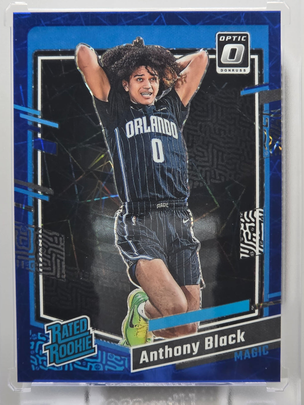 2023-24 Donruss Optic - Anthony Black (RC) - Blue Velocity Prizm - #207