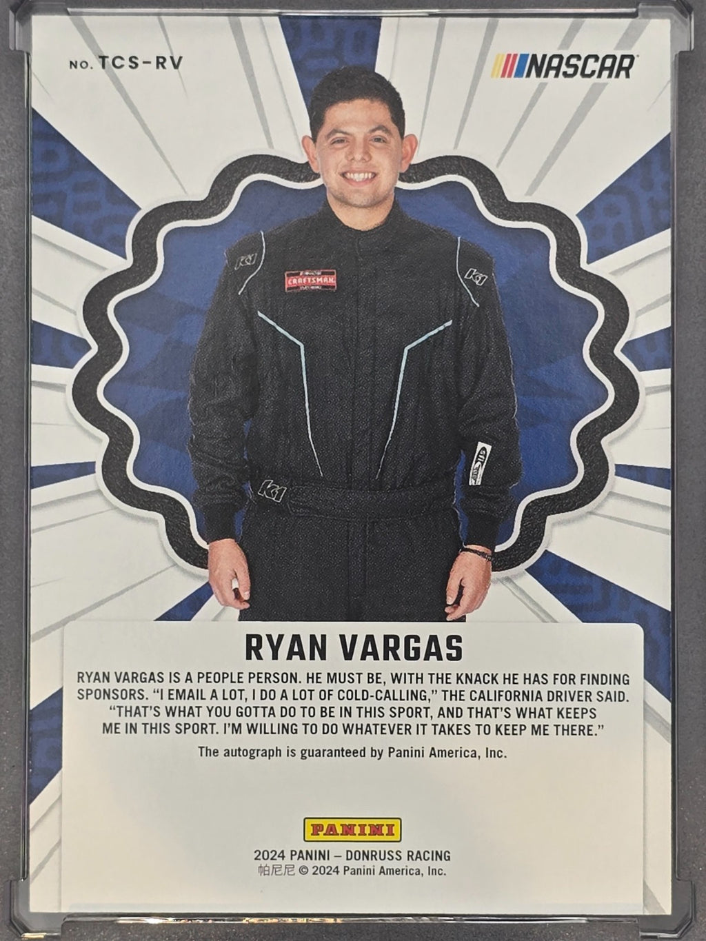 2024 Panini Donruss - Ryan Vargas - Turn of The Century /25 - #TCS-RV