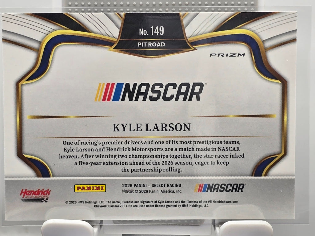 2026 Select Racing - #149 Kyle Larson - Pitroad - Silver SP - Buy 3 Get 1