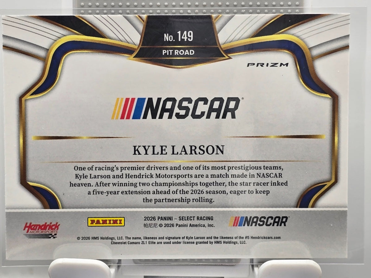 2026 Select Racing - #149 Kyle Larson - Pitroad - Silver SP - Buy 3 Get 1