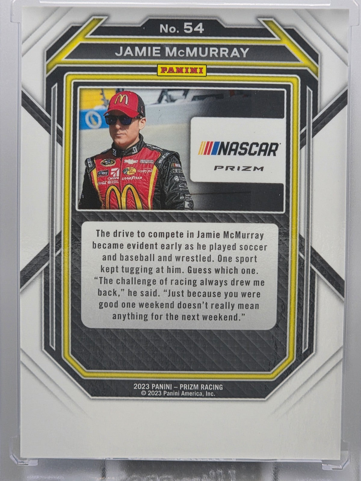 2023 Prizm Racing - Jamie McMurray - Blue & Carolina Blue Hyper Prizm - #54