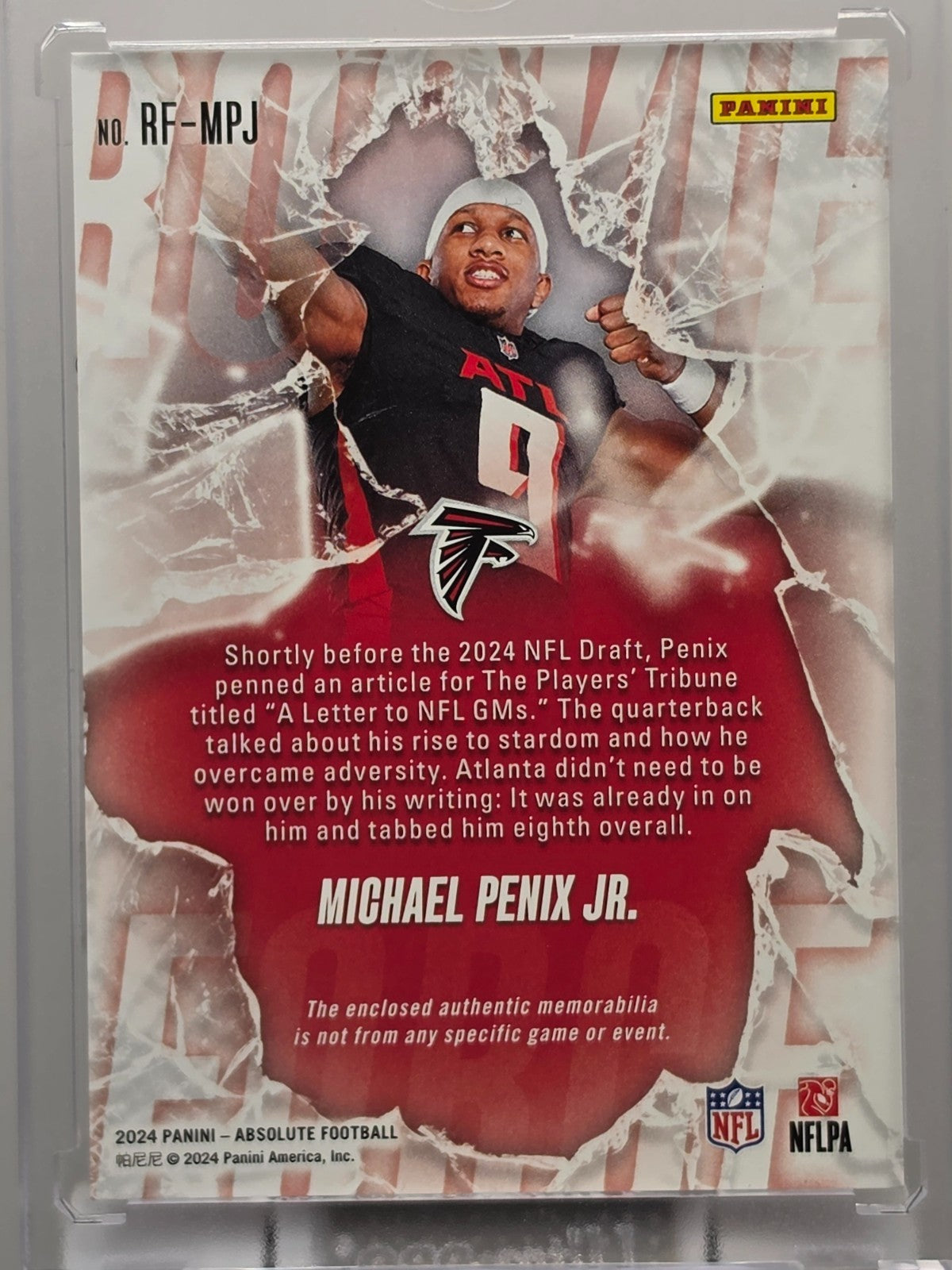 2024 Panini Absolute - Michael Penix Jr. - Rookie Force - ** Buy 3 Get 1 **