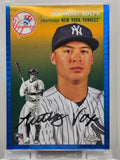 2023 Topps Platinum - Anthony Volpe  - Blue Refractor - #100
