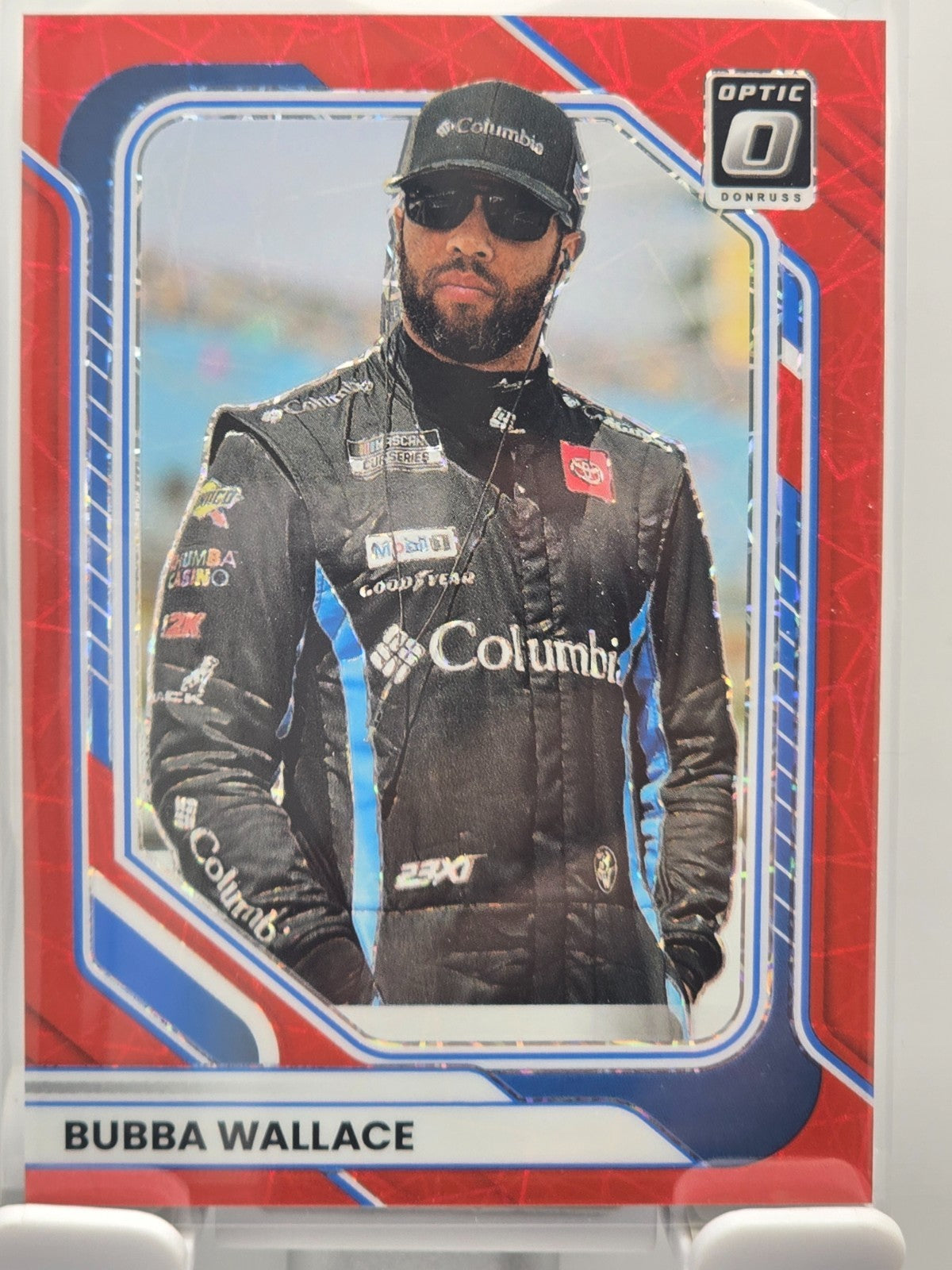 2026 Donruss OPTIC NASCAR Racing - #4 Bubba Wallace - Red Velocity /199