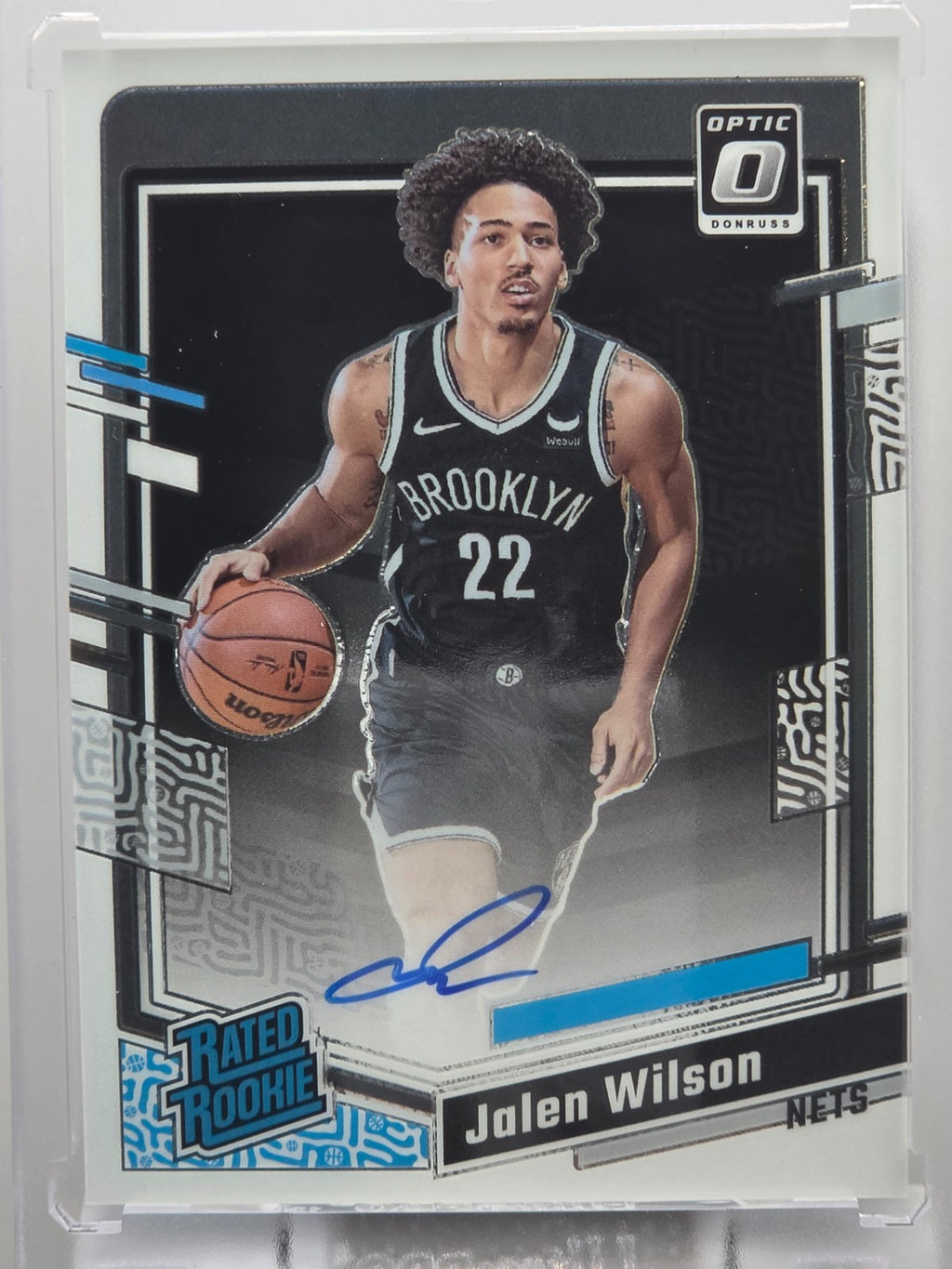2023-24 Donruss Optic - Jalen Wilson (RC) - Rookie Base Autograph - #291