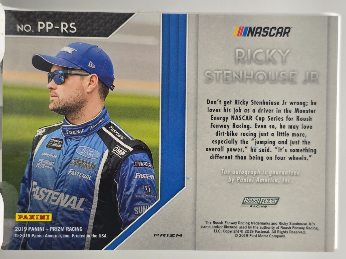 2019 Panini Prizm Racing - #PP-RS Ricky Stenhouse Jr. - Patented Penmanship