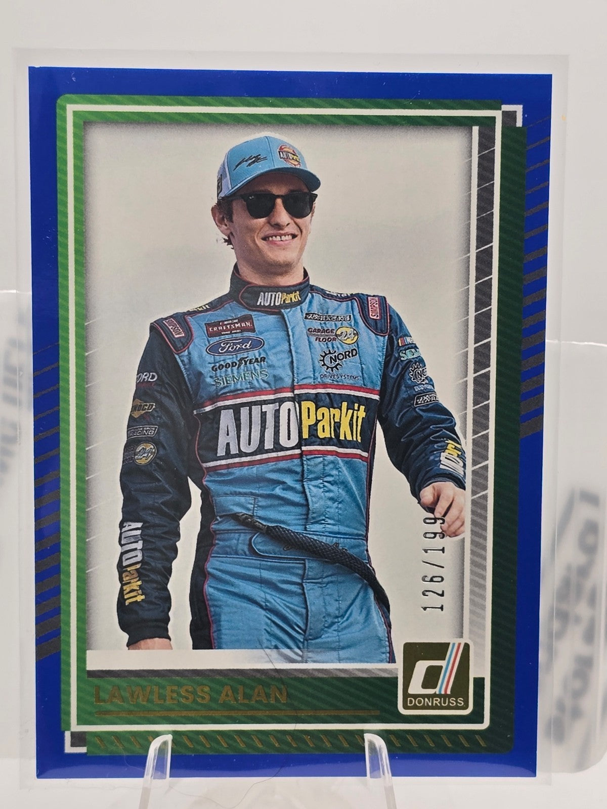 2025 Panini Donruss Racing - #64 Lawless Alan - Blue /199