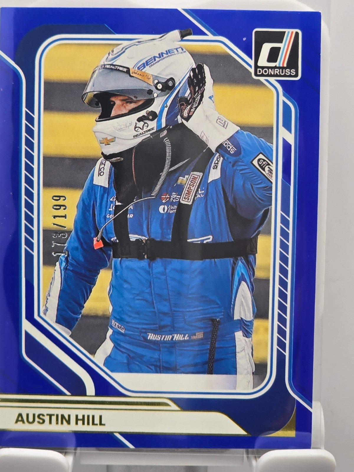 2026 Donruss NASCAR Racing - #90 Austin Hill - Blue Base /199