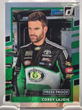 2018 Panini Donruss Racing - Corey Lajoie #59 - Press Proof /49