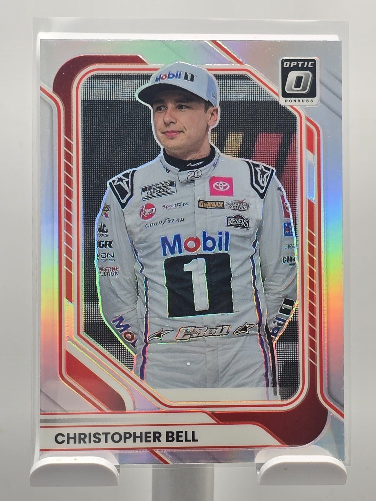 2026 Donruss NASCAR Optic Racing - #40 Christopher Bell - Holo/SIlver