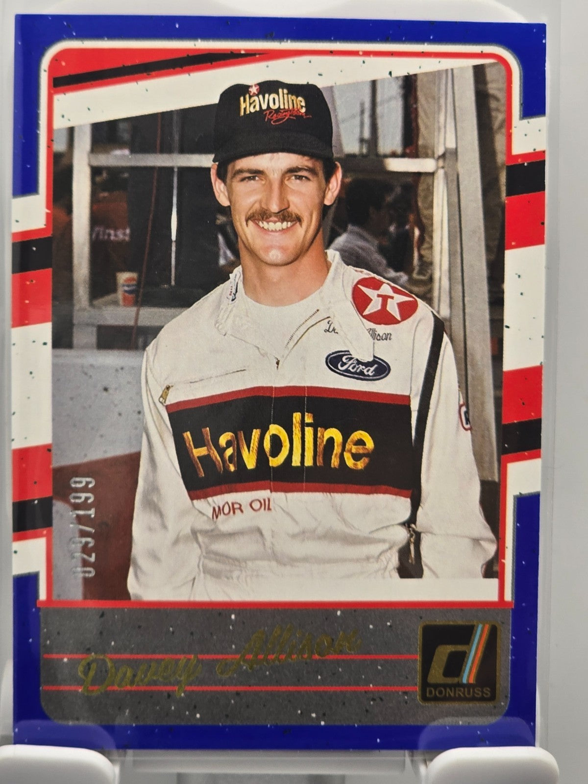 2026 Donruss NASCAR Racing - #115 Davey Allison - Throwback - Blue Base /199