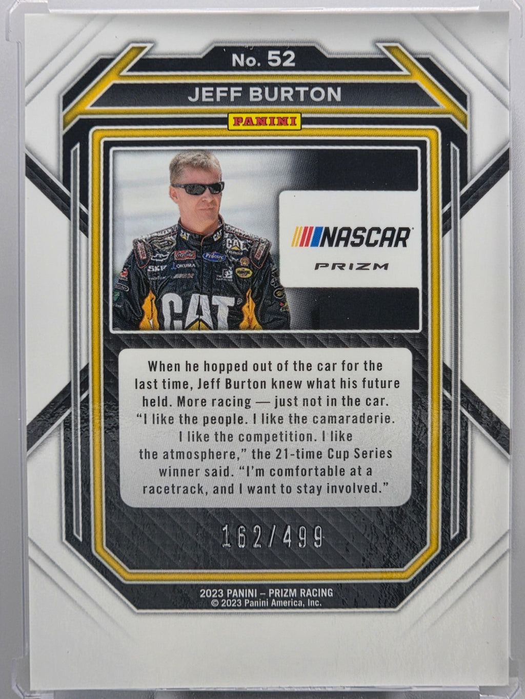 2023 Prizm Racing - Jeff Burton - Blue /499 - #52 - Buy 3 Get 1 Free!