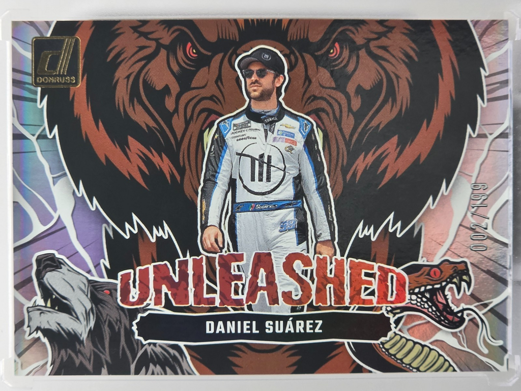2024 Panini Donruss - Daniel Suarez - Unleashed /199 - #16 - Buy 3 Get 1