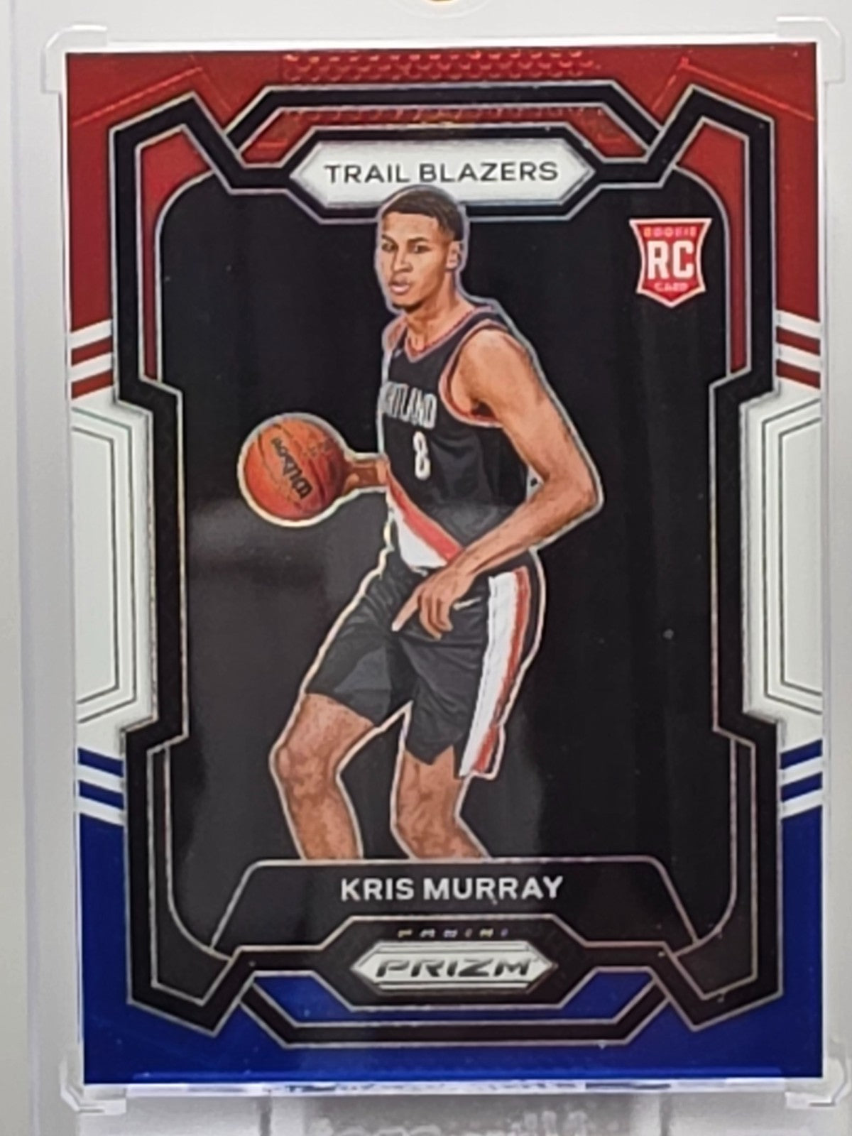 2023-24 Panini Prizm - Kris Murray (RC) - Red, White & Blue Prizm - #142