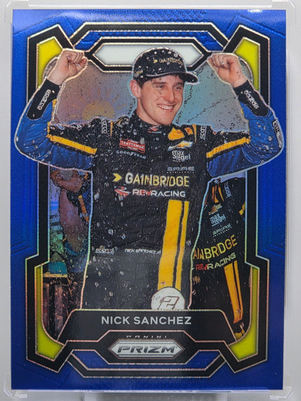 2024 Prizm Racing - Nick Sanchez - Blue Prizm /199 - #28 - Buy 3 Get 1 Free!